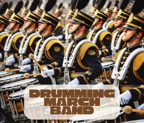 Drumming march band - Alan Glove